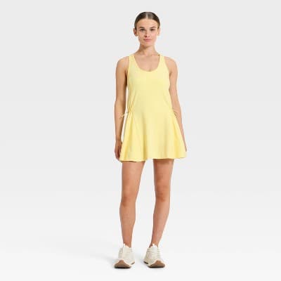 Women's Washed Jersey Active Dress - JoyLab™ Yellow XXS