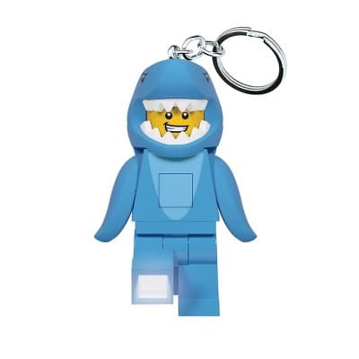 LEGO Minifigures Keychain Light - Shark Suit Guy: ABS Mini Figure with Batteries