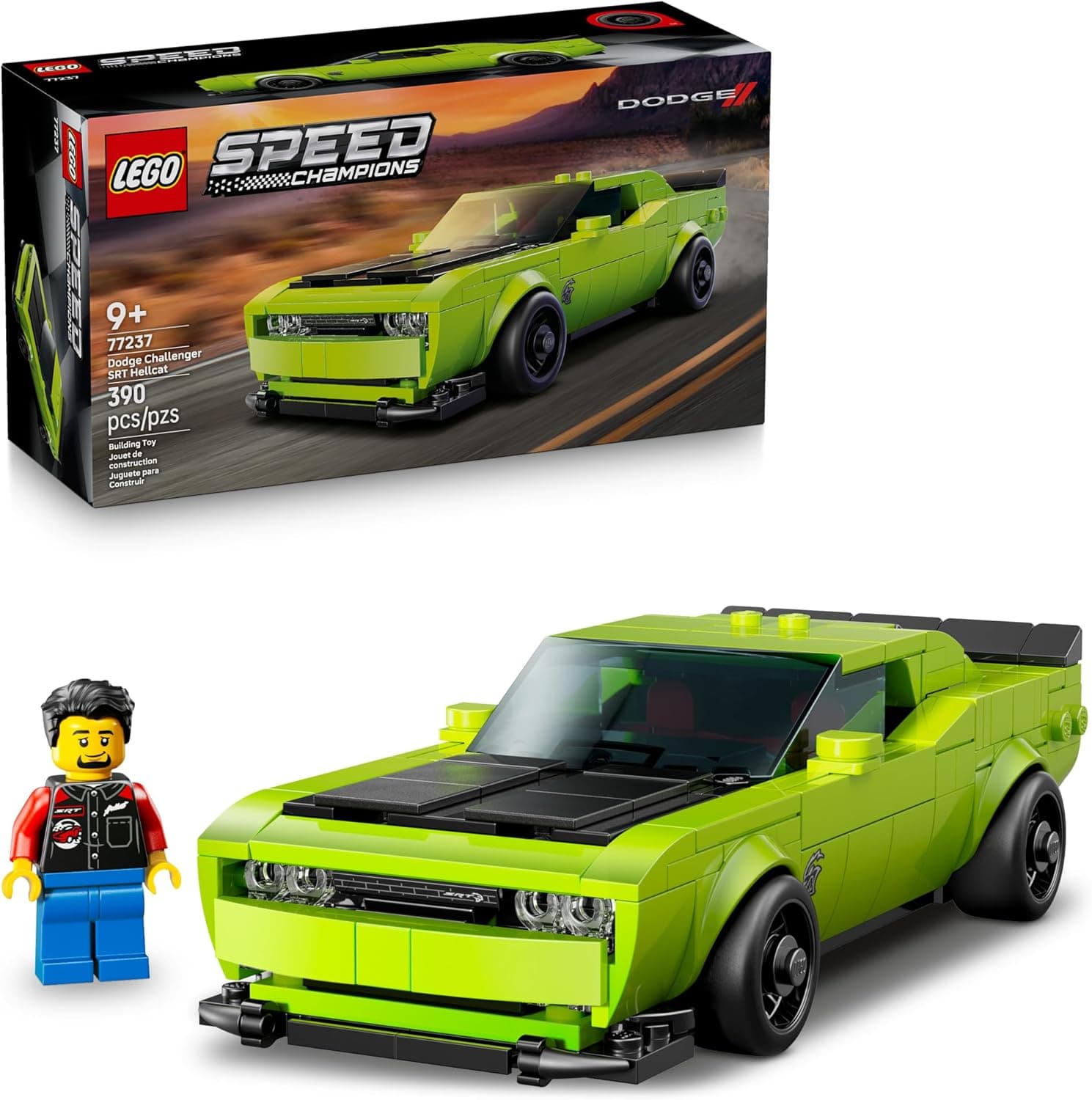 Unleash the Thrill of Racing with LEGO Speed Champions Dodge Challenger SRT Hellcat