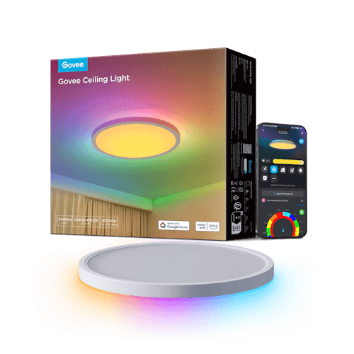 Govee Smart RGBIC Ceiling Light: 38% Off on Amazon