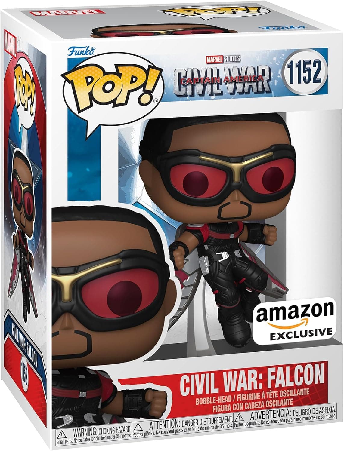 Funko Pop Marvel: Captain America Civil War Falcon Figure
