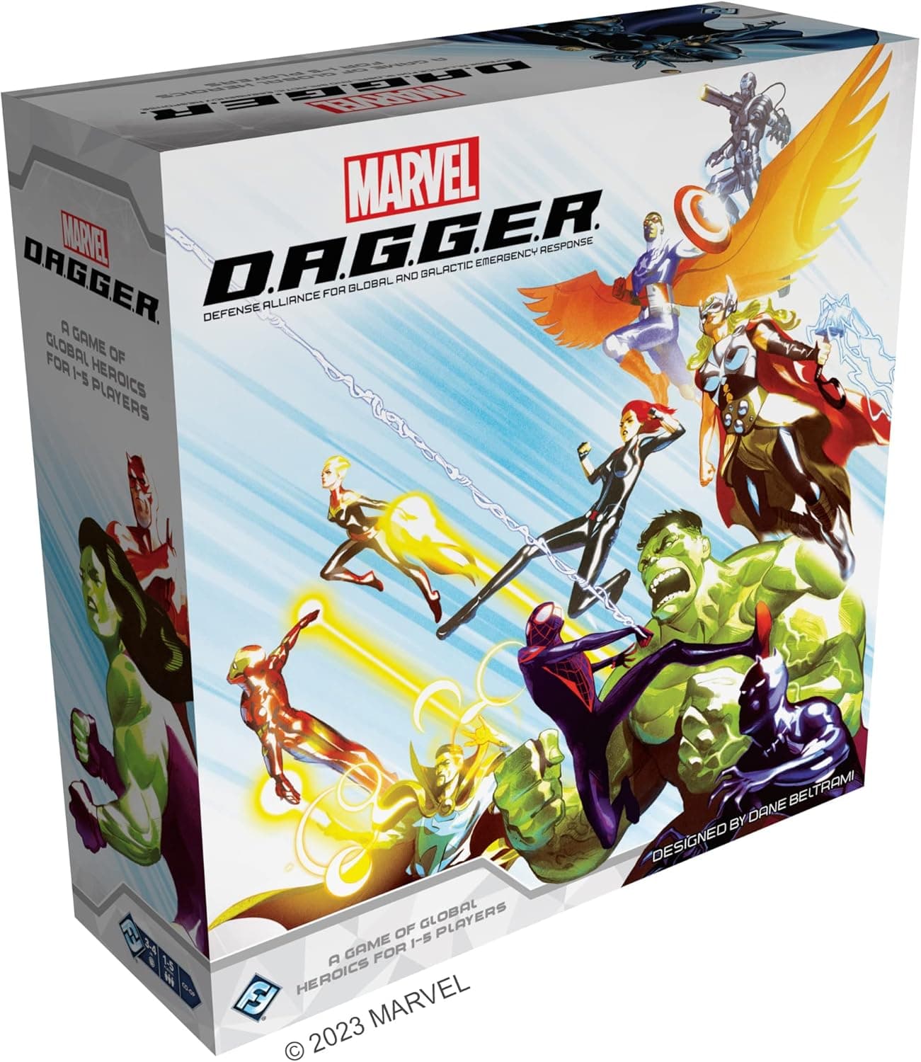 Assemble Marvel Heroes in Cooperative D.A.G.G.E.R. Board Game