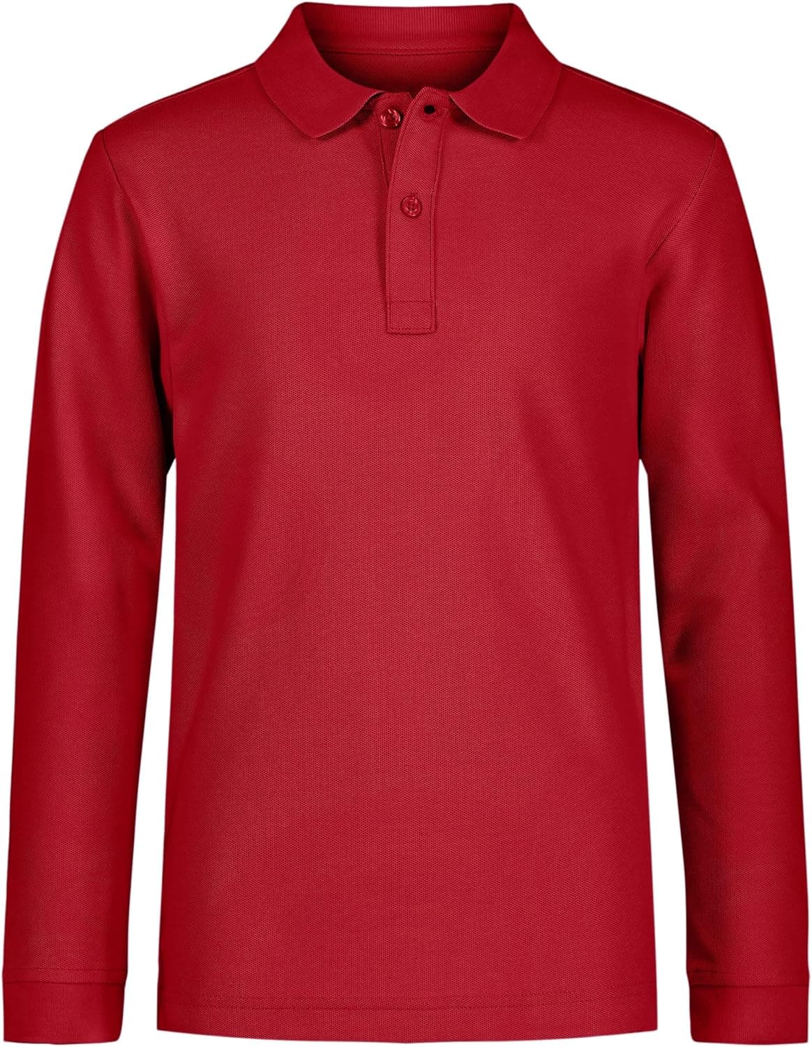 Save 60% on Nautica Boys' Red Long Sleeve Polo Shirt