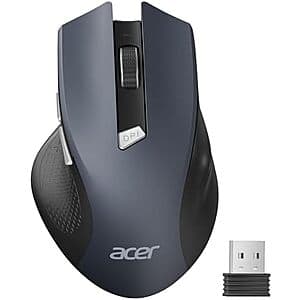 Acer Wireless Mouse: Ergonomic Design and High DPI for $10