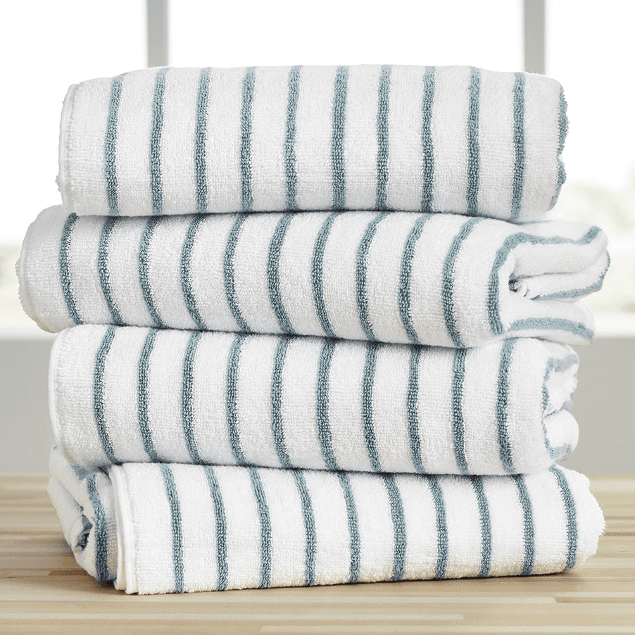 Oversized Cotton Cabana Towels: 4-Pack for $45