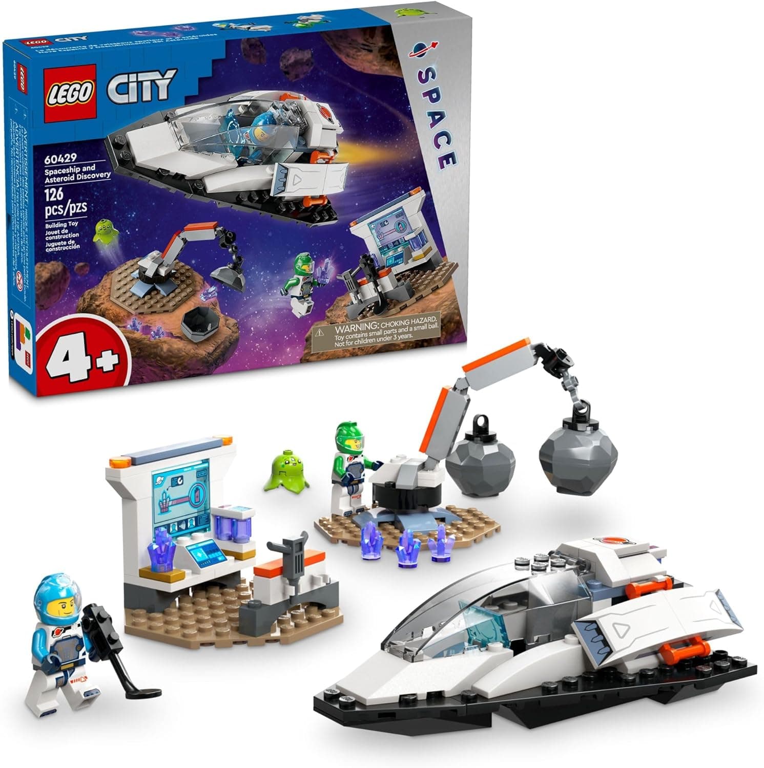 Blast Off with LEGO City Spaceship and Asteroid Discovery Set