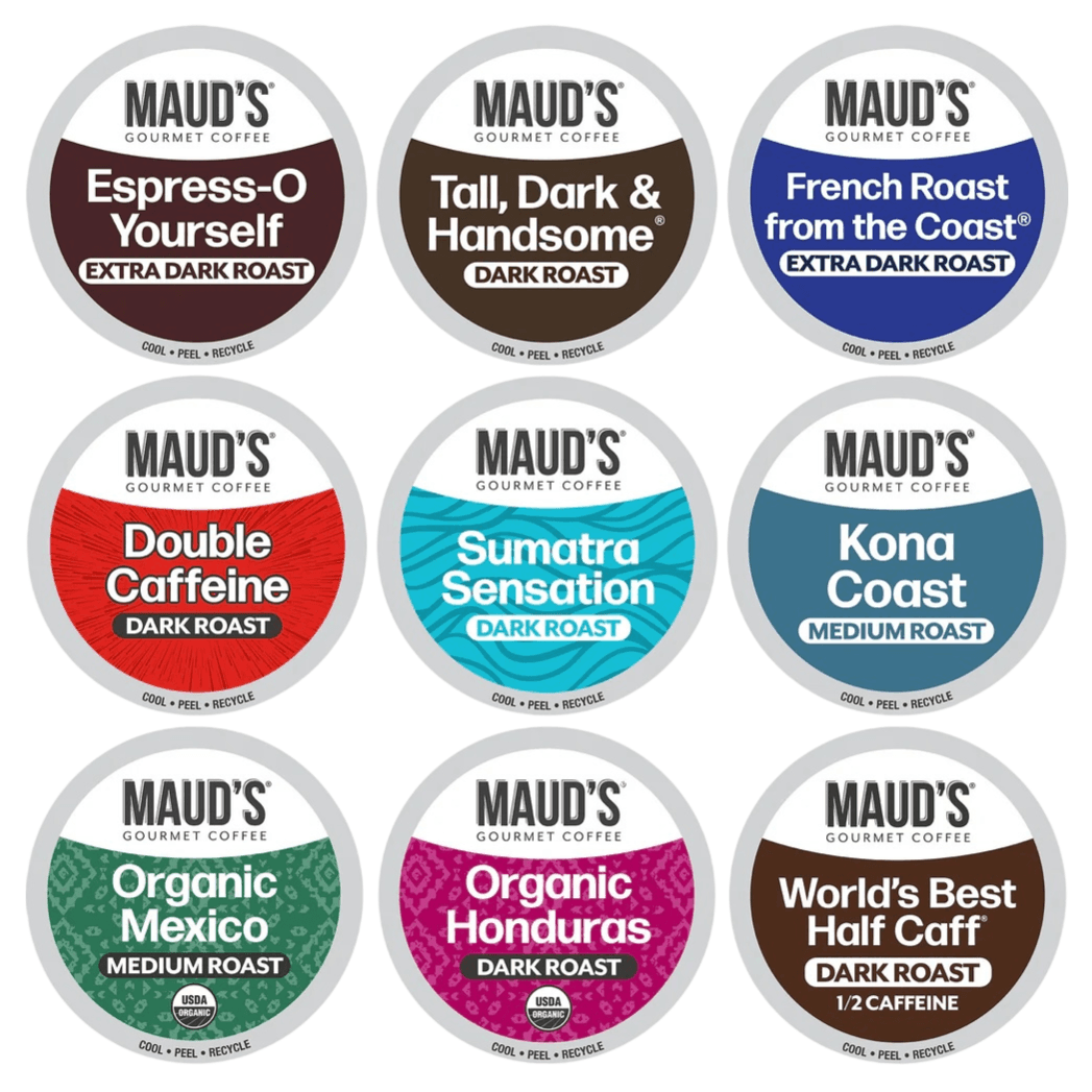 40-Count Maud's Dark Roast Coffee Pods for $17