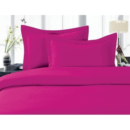 1800 Series Super Soft Wrinkle Free 2-Piece Pillowcases,King Size - Hot Pink