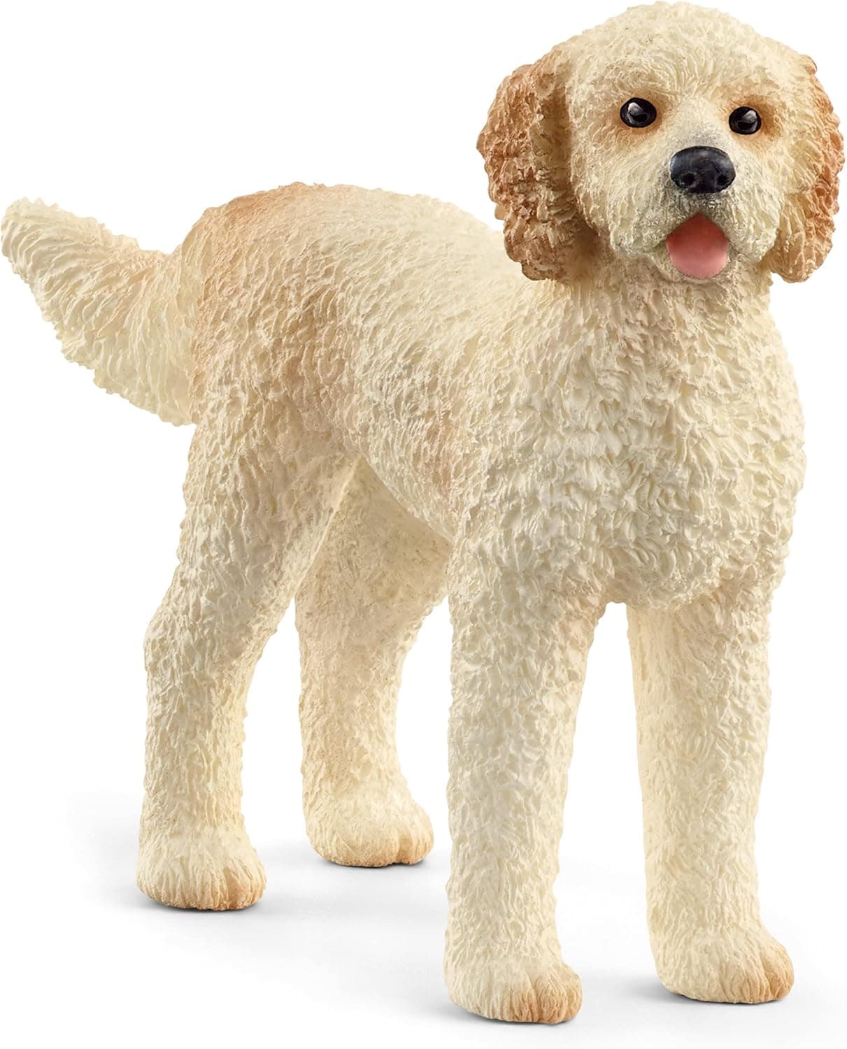 Highly Detailed Schleich Goldendoodle Dog Figurine