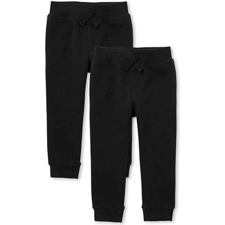 The Children's Place Boys Baby Toddler Jogger Sweatpants, 2-Pack, Sizes 2T-5T