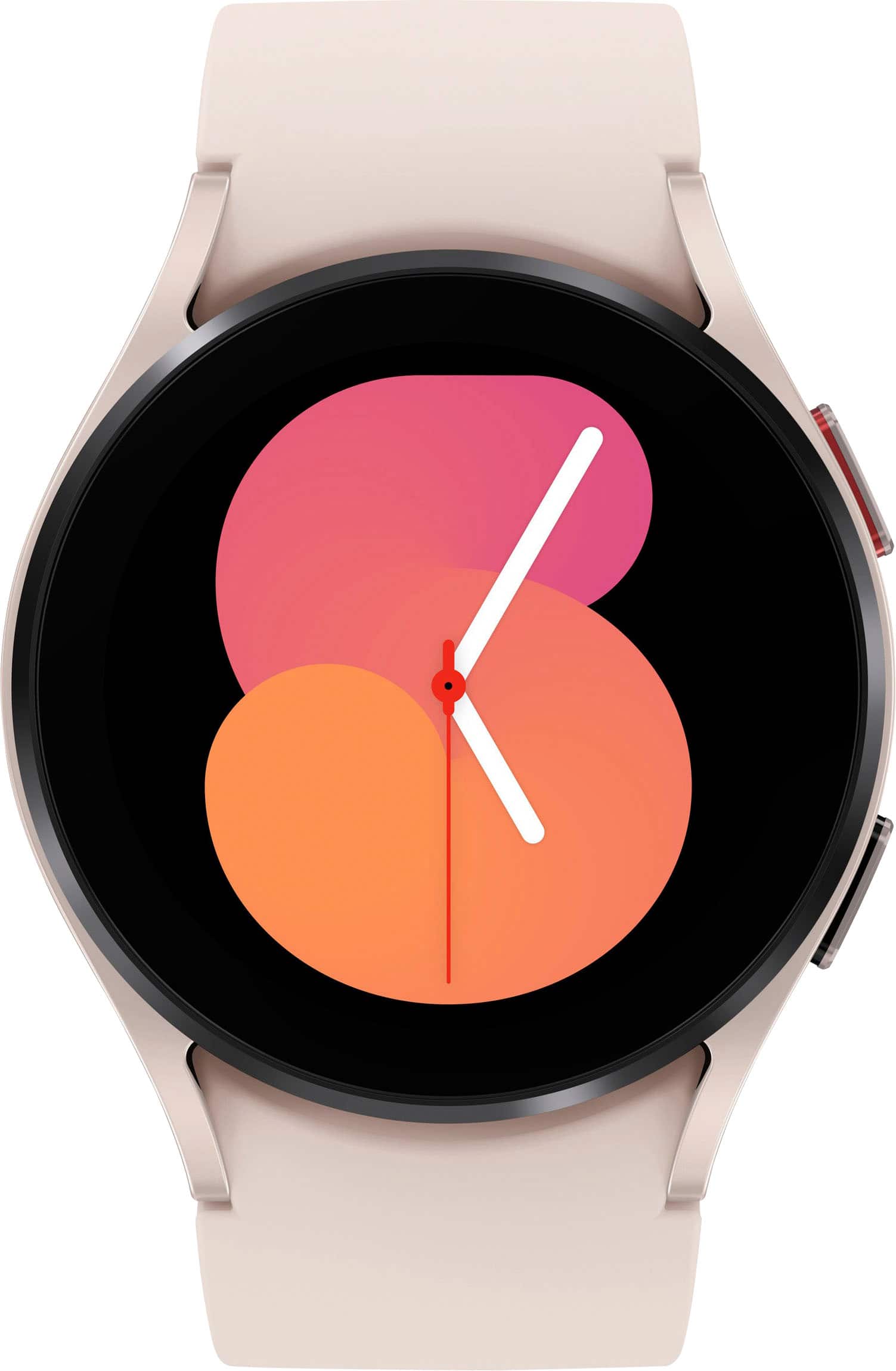 Samsung - Geek Squad Certified Refurbished Galaxy Watch5 Aluminum Smartwatch 40mm BT - Pink Gold - (2022)