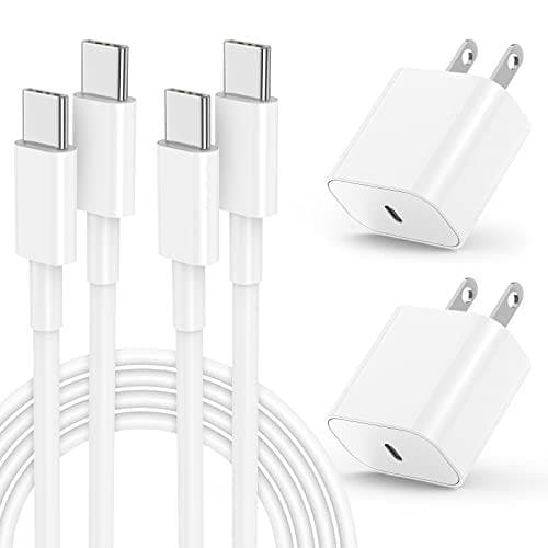 Charge Up: 2-Pack 6-ft iPhone USB-C Cables & Adapter