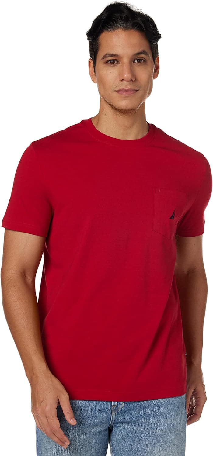 Nautica Men's Solid Crew Neck T-Shirt, 50% Off