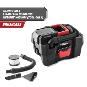 Hyper Tough 20V Cordless Wet Dry Vacuum - Tool Only for $17.50