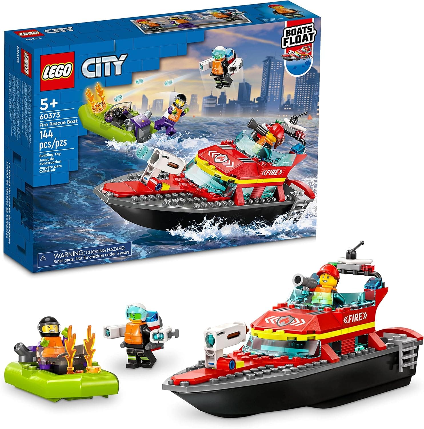 Sail into Adventure with the LEGO City Fire Rescue Boat
