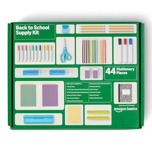 Save 57% on Amazon Basics Back to School Student Kit