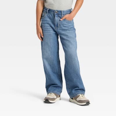 Boys' Baggy Jeans - Cat & Jack™ Medium Wash 6