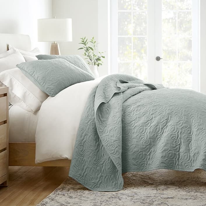 Easy-Care Quilted Coverlet Sets from $36