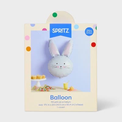 Easter Bunny Face Foil Balloon - Spritz™