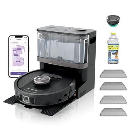 Shark PowerDetect NeverTouch Robot Vacuum & Mop Amazon