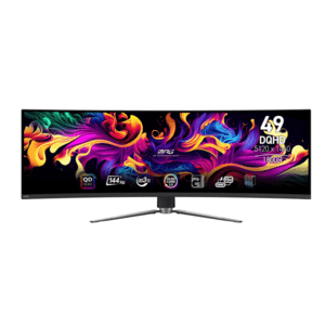Immersive Gaming with MSI's 49" DQHD 144Hz Curved OLED Monitor