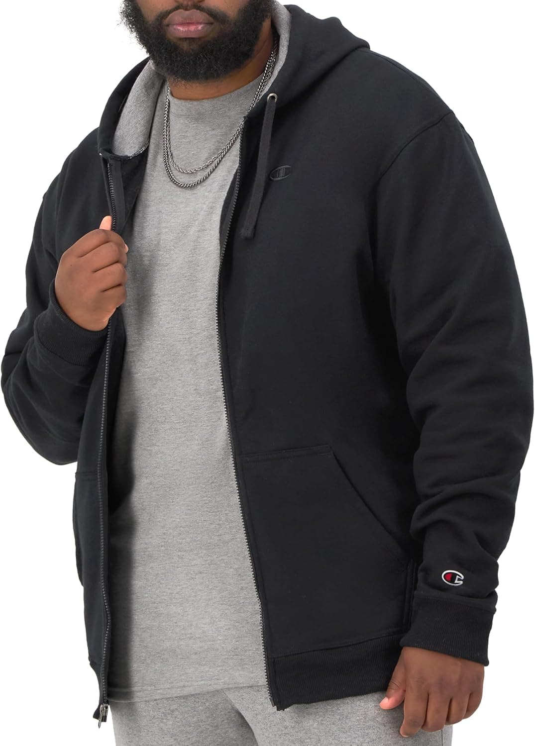 Champion Zip-Up Hoodie: Cozy Savings for Men