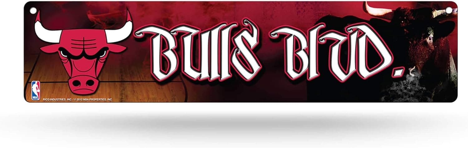 Bring the Bulls Spirit Home with 45% Off NBA Street Sign Decor