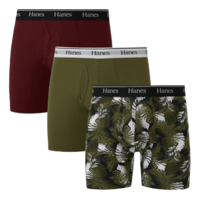Hanes Originals Stretch Boxer Briefs 3-Pack