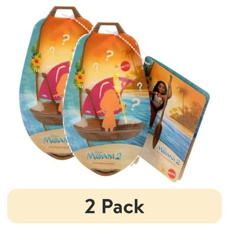 (2 pack) Disney Moana 2 Wayfinder Wonders with Surprise Small Doll, Canoe & Accessory (Styles May Vary)