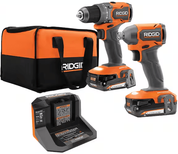 Ridgid 18V Brushless 2-Tool Combo Kit - Save 40% at Home Depot