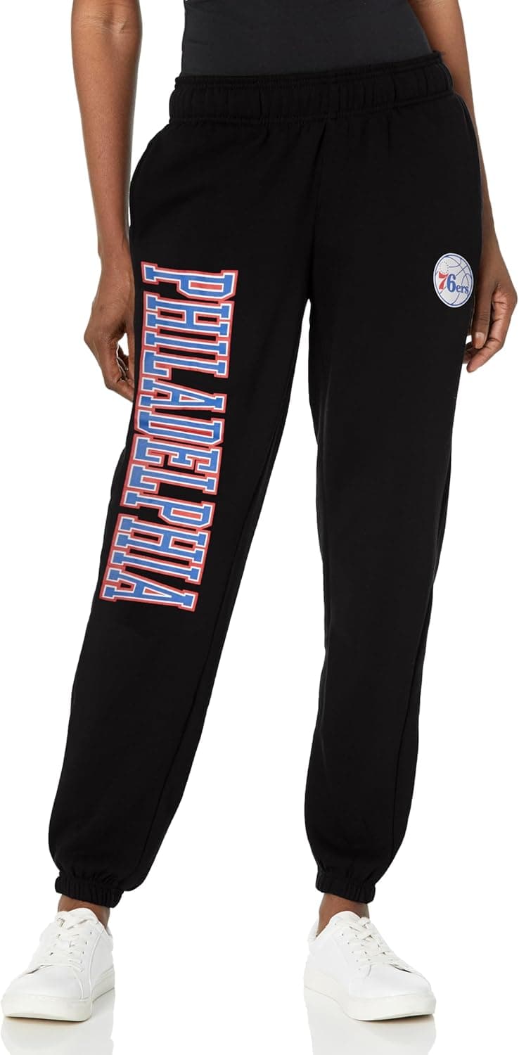 Cozy NBA Sweatpants: Philadelphia 76ers Black Joggers