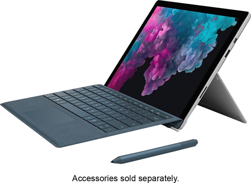 Microsoft - Geek Squad Certified Refurbished Surface Pro 6 - 12.3" Touch-Screen - Intel Core i5 - 8GB - 256GB SSD - Platinum