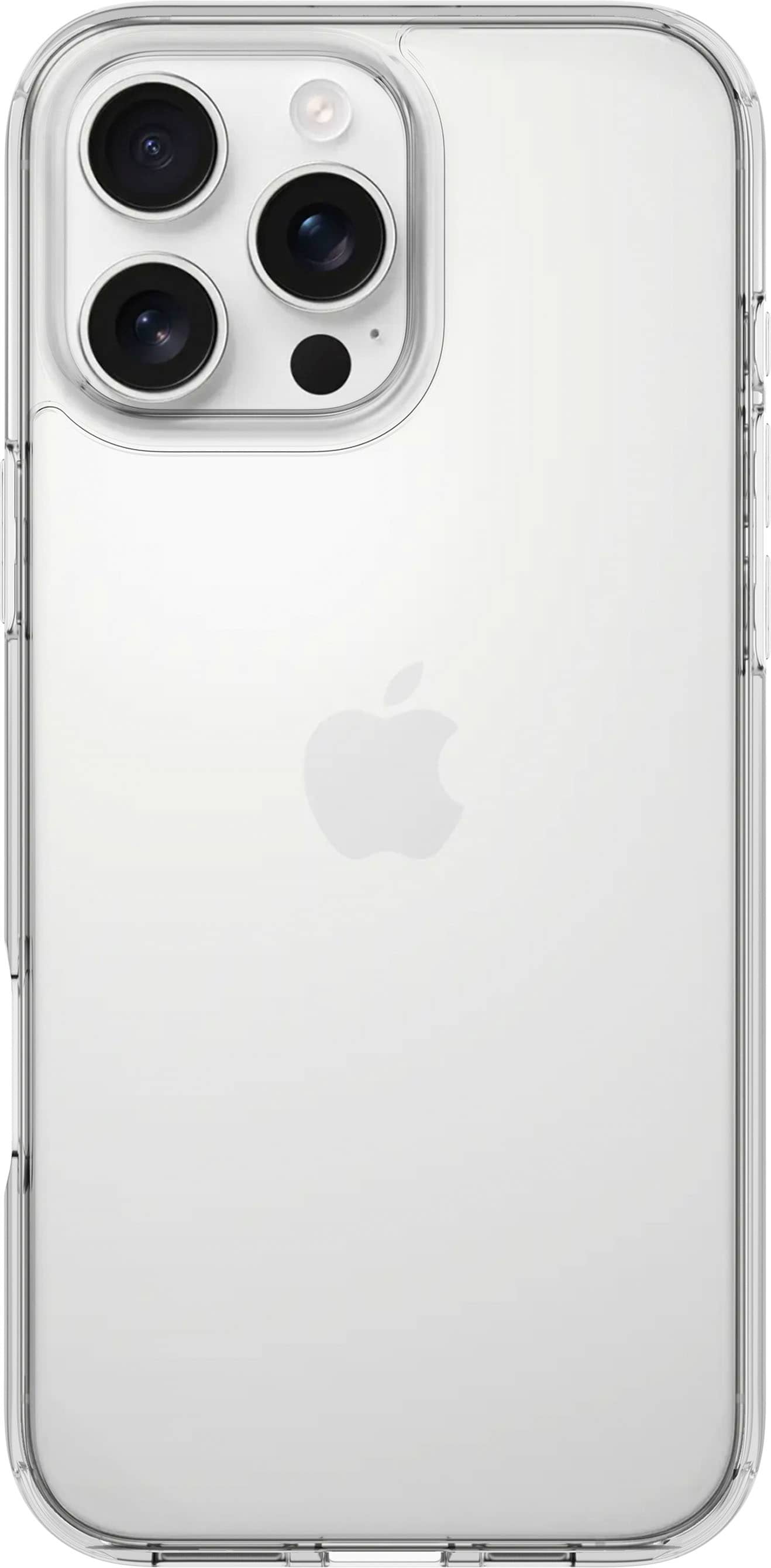 Insignia™ - Hard-Shell Case for iPhone 16 Pro Max - Clear