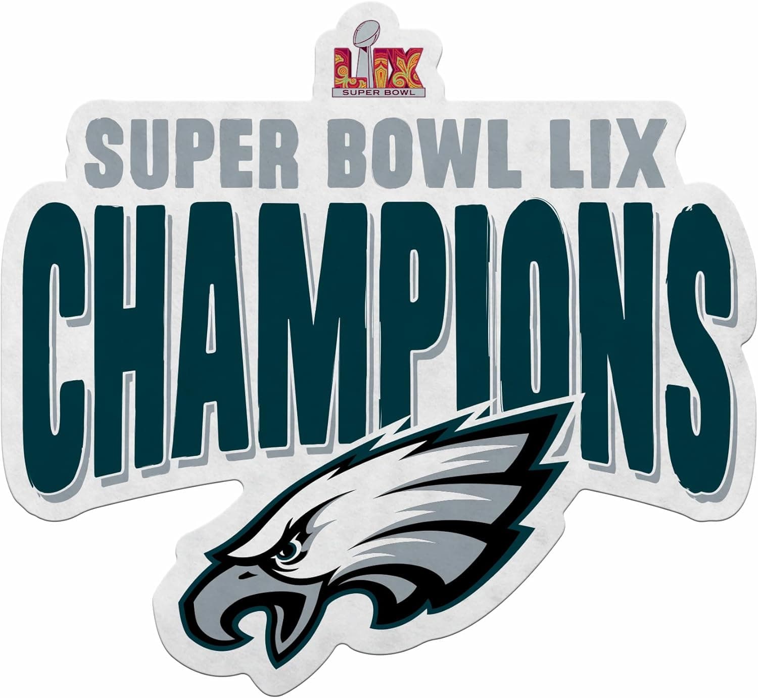 Philadelphia Eagles NFL Super Bowl Pennant - Soft Felt Decor