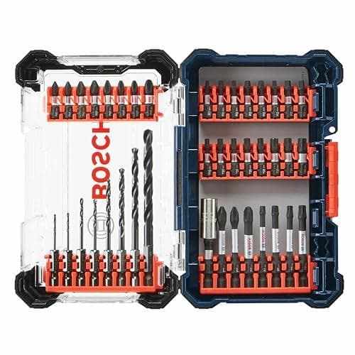 45% Off Bosch 40-Piece Impact Screwdriver and Drill Set