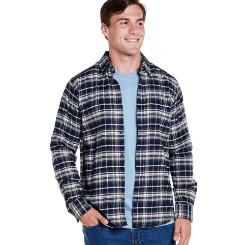 Flannel Shirts for $10 with Free Shipping at Boscov's