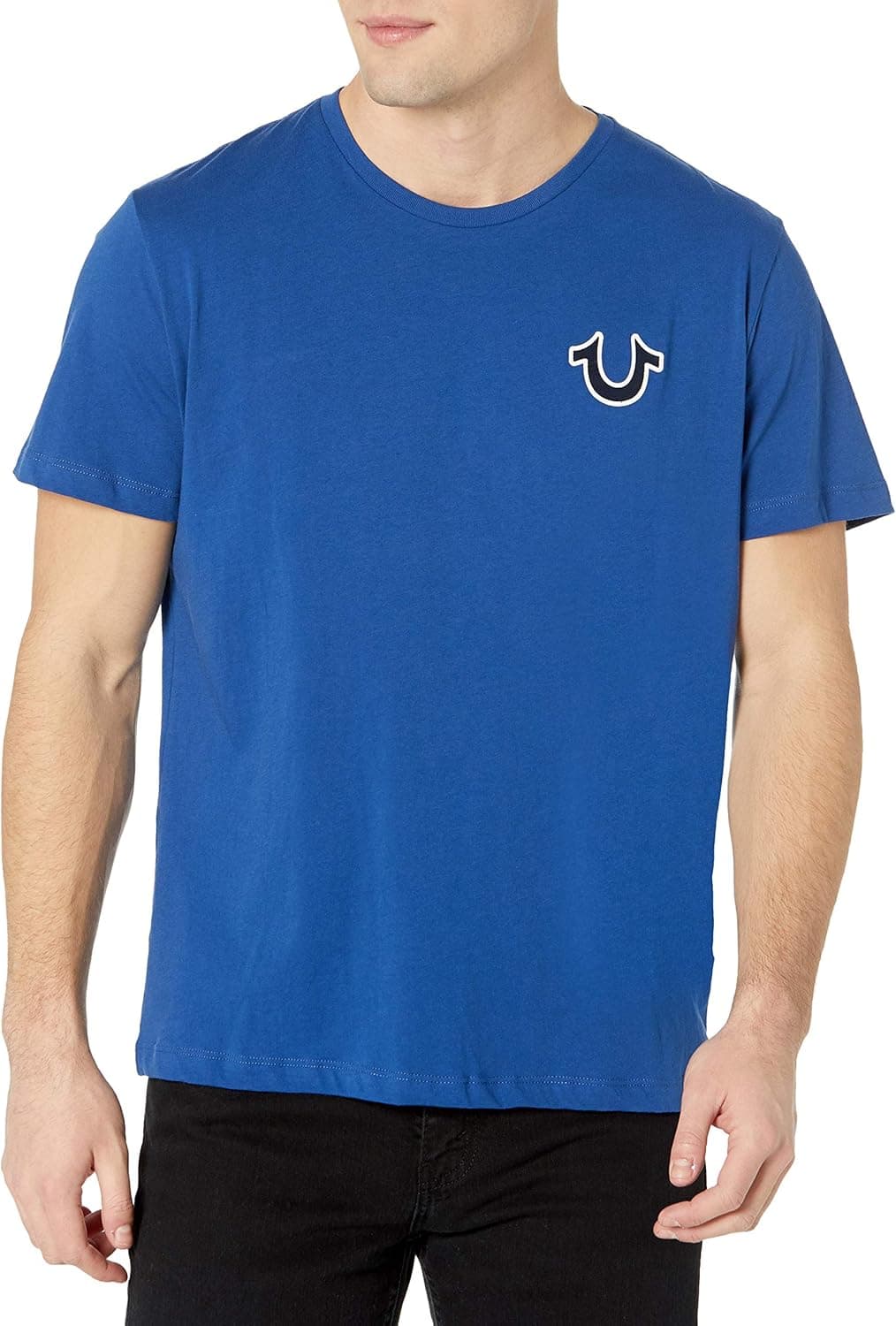 True Religion Men's Graphic Tee - Cobalt Blue