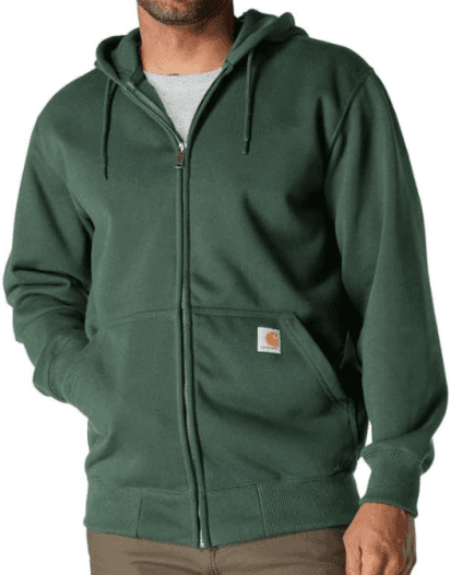 Carhartt Tall Rain Defender Hooded Zip Sweatshirt - 40% Off