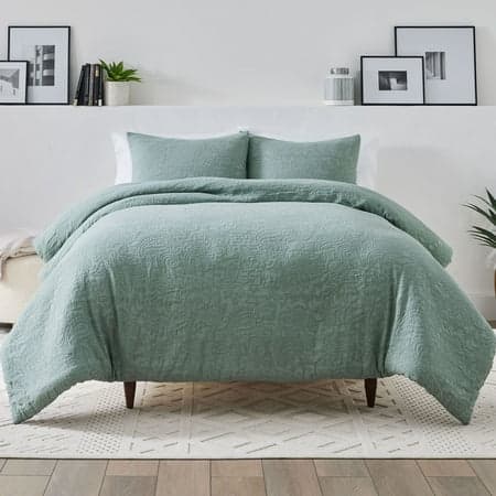 Better Homes & Gardens 3-Piece Sage Floral Comforter Set, Full/Queen