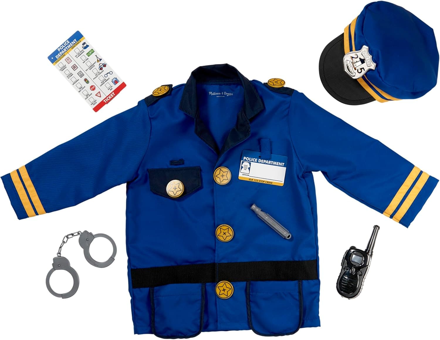 Dress Up as a Police Officer with Melissa & Doug's 8-Pc Set
