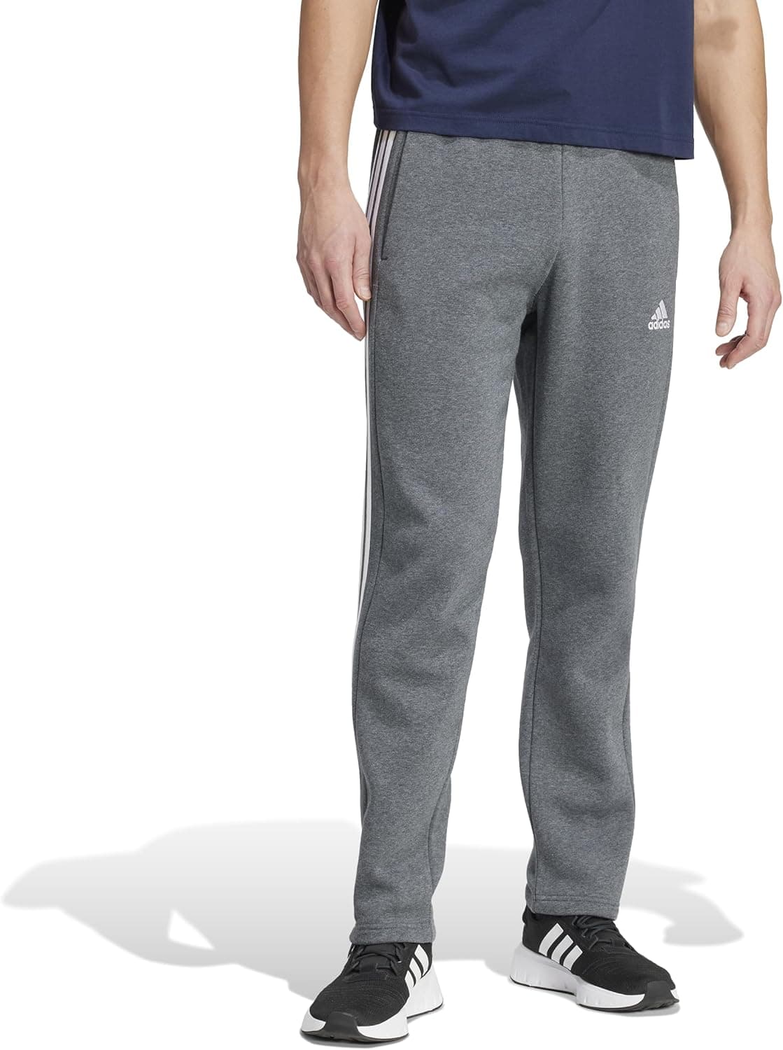 Adidas Essentials 3-Stripes Fleece Pants - 73% Off