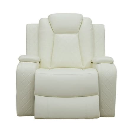 Aukfa Power Recliner Chair Sofa with Storage and USB for Living Room,Beige