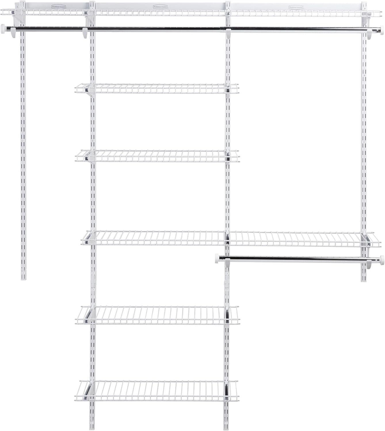 Upgrade Your Closet with Rubbermaid Configurations Deluxe Kit