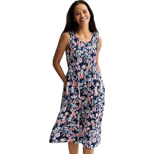 Croft & Barrow Spring Midi Dress for $16