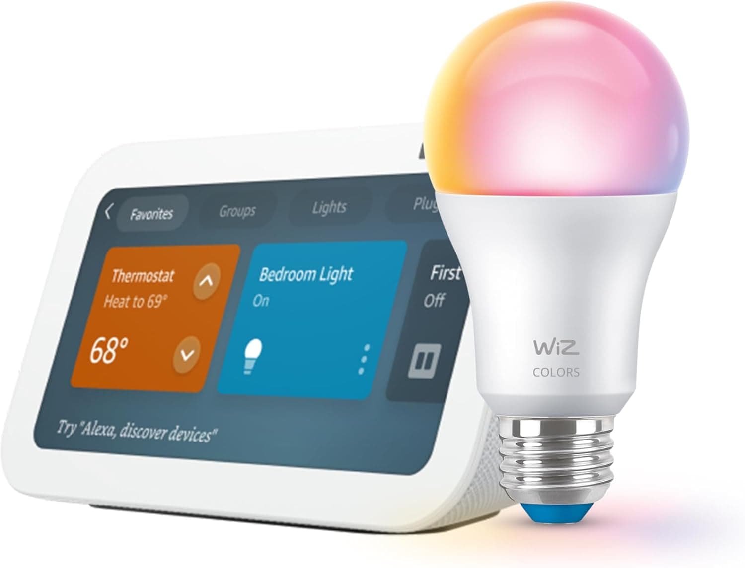Smart Home Upgrade: Echo Show 5 with Smart Bulb