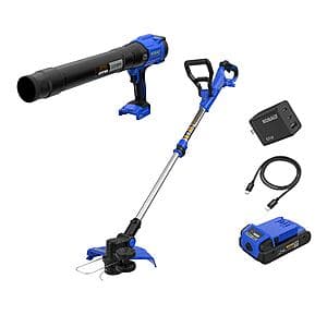 Kobalt 24V Cordless Blower, Trimmer, and Battery Kit for $99 with Free Shipping