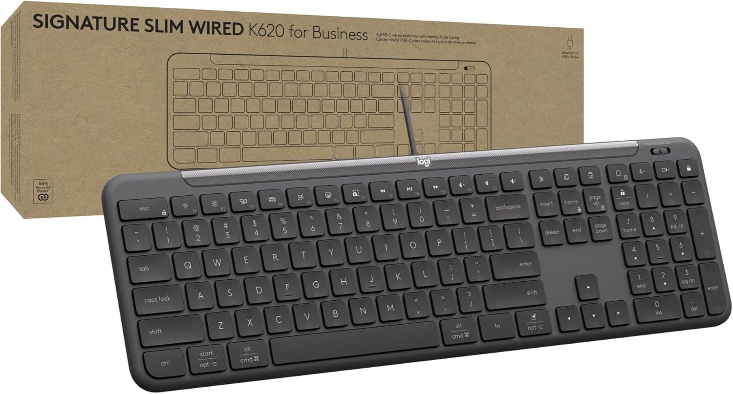 Streamlined Logitech Keyboard for Productive Workdays