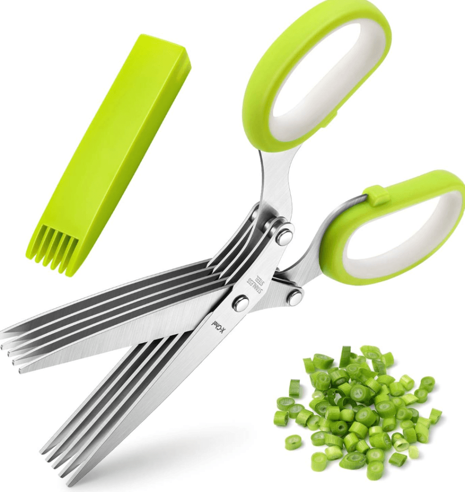 Razor-Sharp 5-Blade Herb Scissors - 30% Off on Amazon