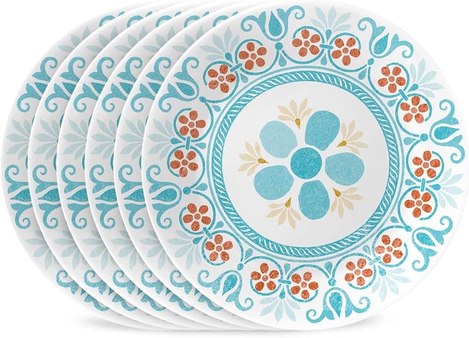 Elegant Corelle Vitrelle Salad Plates - Durable & Lightweight