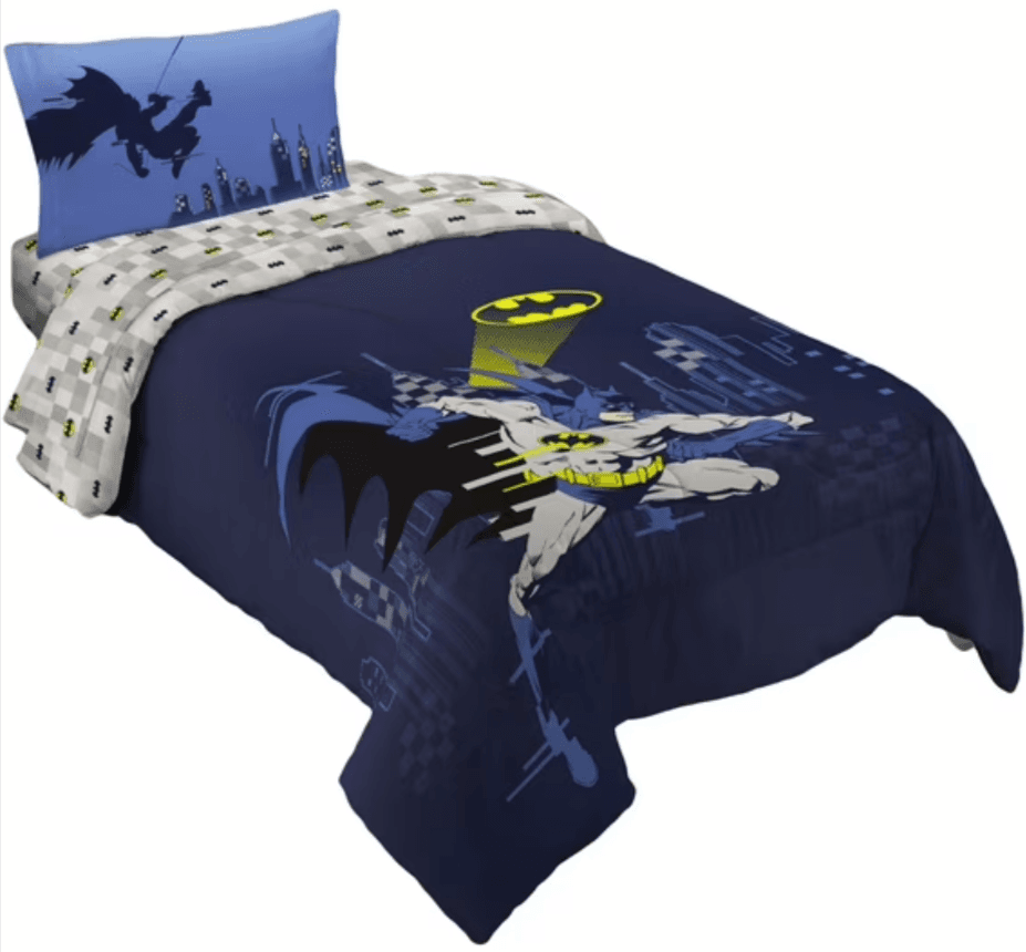 Batman Kids Reversible Comforter Bed in a Bag - 65% Off